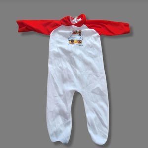 Vintage 1982 Tommee Tippee red white smurfs lightweight sleeper
